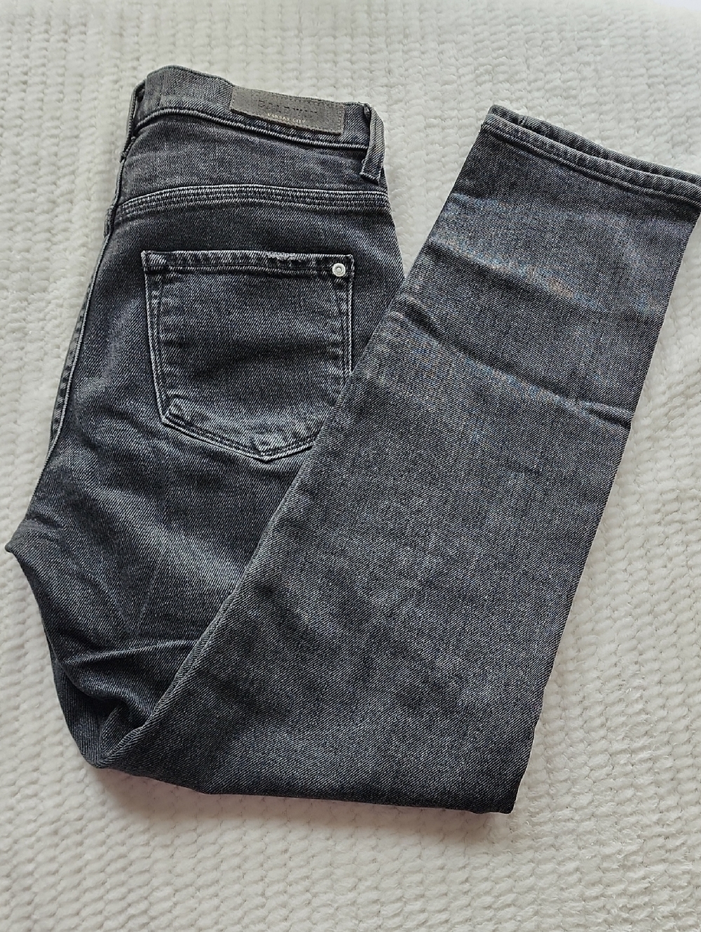 Baldwin Kansas City Black Jeans Lola High Rise Cropped Straight Made In USA